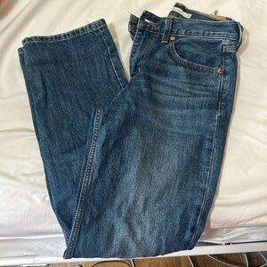 Levi’s Dark Wash Low Pro Straight Leg Jeans